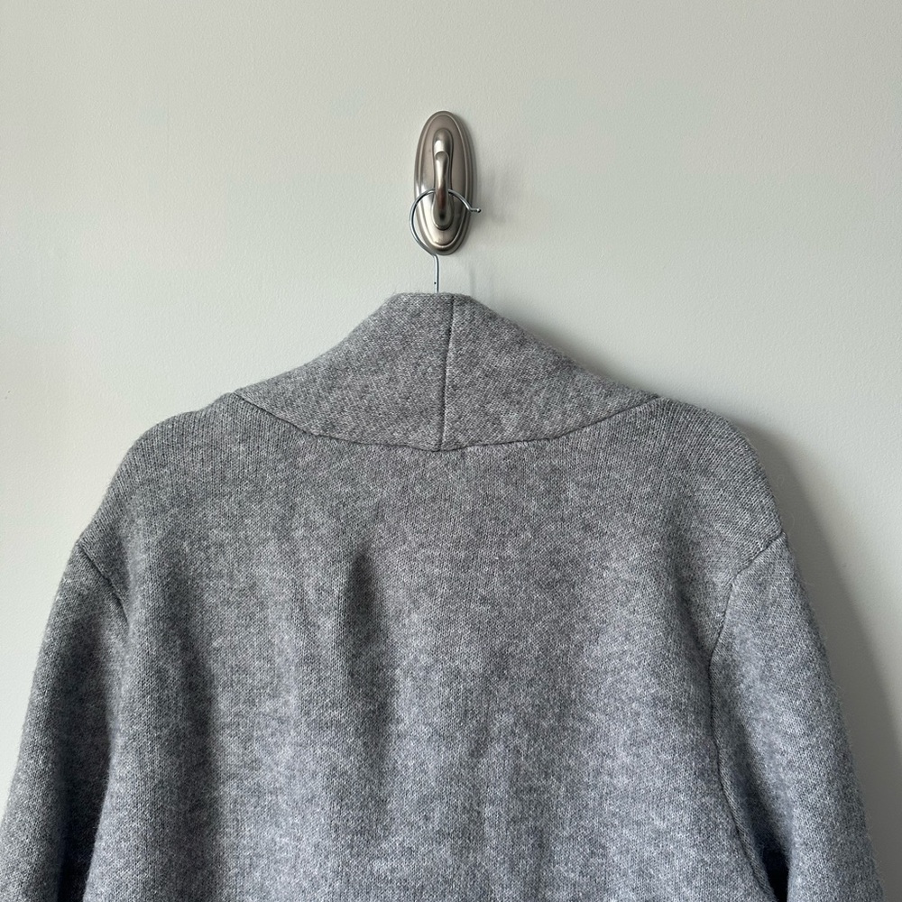 Ann Taylor Heather Gray Sweater Coat - Picture 10 of 11